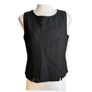 5/$20 BARISAL Sleeveless Lace Fitted‎ Top 38
